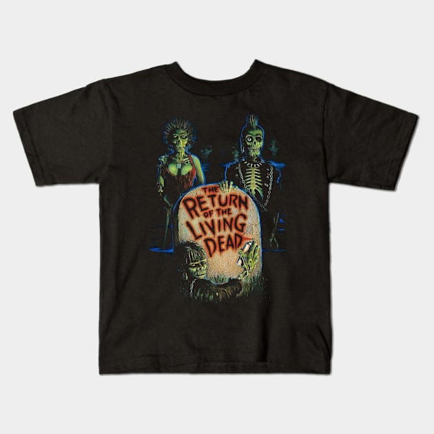 Dead Return Kids T-Shirt by Shawn_M_Schmidt